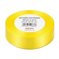 Opakowanie Wstążka satynowa 38mm/32m zielony limonkowy