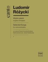 Okładka książki Wybór pieśni, cz.1 na głos i fortepian