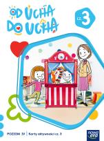 Okładka książki Wychowanie przedszkolne OD UCHA DO UCHA 6-latki poziom 4 część 3 Karty aktywności