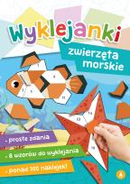 Okładka książki Wyklejanki. Zwierzęta morskie