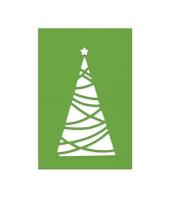 Opakowanie Wykrojnik - choinka ażurowa