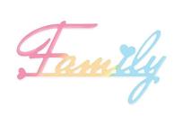 Opakowanie Wykrojnik - Napis Family