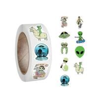 Opakowanie Zabawne naklejki UFO 300szt