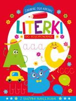 Okładka książki Zadanie dla kredki. Literki do kolorowania