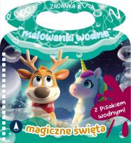 Okładka książki Zadanka & malowanki wodne. Magiczne święta