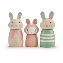 Opakowanie Zajączki drewniane 3szt