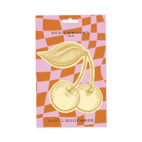 Opakowanie Zakładka do książek metalowa duża - Cherries