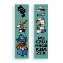 Opakowanie Zakładka kartonowa - Poczuj magię książek