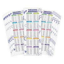 Opakowanie Zakładki do książek - Tabliczka mnożenia (10szt)