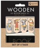 Opakowanie Zakładki drewniane do książki Psy