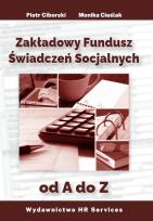 Okładka książki Zakładowy Fundusz Świadczeń Socjalnych od A do Z
