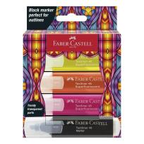 Opakowanie Zakreślacz Glassy 4 kolory neonowe + czarny