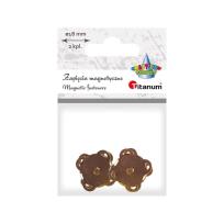 Opakowanie Zapięcia magnetyczne do przyszycia złote 18mm
