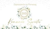 Opakowanie Zaproszenie Komunia (10szt)