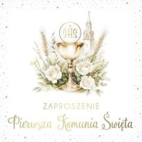 Opakowanie Zaproszenie Komunia (10szt)