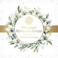 Opakowanie Zaproszenie Komunia (10szt)