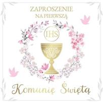 Opakowanie Zaproszenie Komunia (10szt)