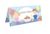 Opakowanie Zaproszenie na urodziny - Przyjęcie (10szt)