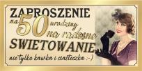 Opakowanie Zaproszenie Urodziny Z61