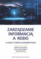 Okładka książki Zarządzanie informacją a RODO w małych i średnich przedsiębiorstwach