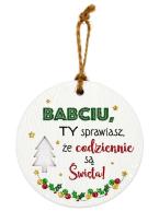 Opakowanie Zawieszka ceramiczna Boże Narodzenie