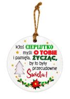 Opakowanie Zawieszka ceramiczna Boże Narodzenie