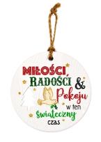 Opakowanie Zawieszka ceramiczna Boże Narodzenie