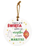 Opakowanie Zawieszka ceramiczna Boże Narodzenie