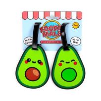 Opakowanie Zawieszki bagażowe z PVC - Foodiemals Avocado 2szt