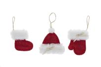 Opakowanie Zawieszki bucik, czapka, rękawiczki MIX