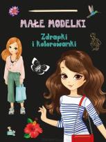 Okładka książki Zdrapki i kolorowanki. Małe modelki
