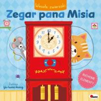 Okładka książki Zegar pana Misia. Wesołe zwierzaki