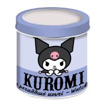 Opakowanie Zegarek analogowy w puszce Kuromi
