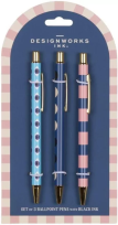 Opakowanie Zestaw 3 długopisów A Dopo Eye, Moon, Stripe