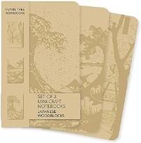 Opakowanie Zestaw 3 notatników MINI Kaft Japońskie drzeworyty
