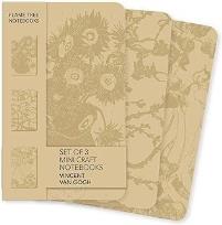 Opakowanie Zestaw 3 notatników MINI Kaft Vincent van Gogh