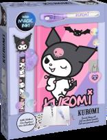Opakowanie Zestaw 3w1 pamiętnik długopisy naklejki Kuromi KU00023