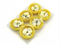 Opakowanie Zestaw 6 gniazdek z jajkami 6x6cm