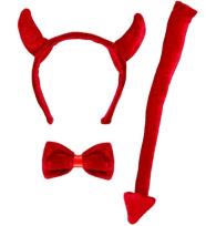 Opakowanie Zestaw akcesoriów diabełka czerwony