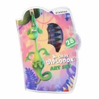 Opakowanie Zestaw artystyczny Diplodok 28 elementów