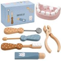 Opakowanie Zestaw dentysta drewniany Mały Lekarz Stomatolog