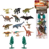 Opakowanie Zestaw dinozaurów 14el