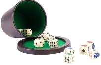 Opakowanie Zestaw do gry w kości kubek, tacka, kości