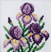 Opakowanie Zestaw do haftu krzyżykowego Irysy