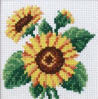 Opakowanie Zestaw do haftu krzyżykowego Słoneczniki