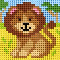 Opakowanie Zestaw do haftu Moje pierwsze wyszywanie Lew