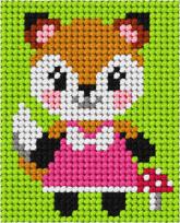 Opakowanie Zestaw do haftu Moje pierwsze wyszywanie Pani Lis