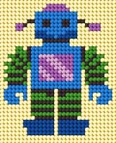Opakowanie Zestaw do haftu Moje pierwsze wyszywanie Robot