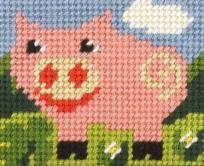 Opakowanie Zestaw do haftu Moje pierwsze wyszywanie Świnka