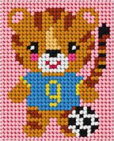 Opakowanie Zestaw do haftu Moje pierwsze wyszywanie Tygrysek